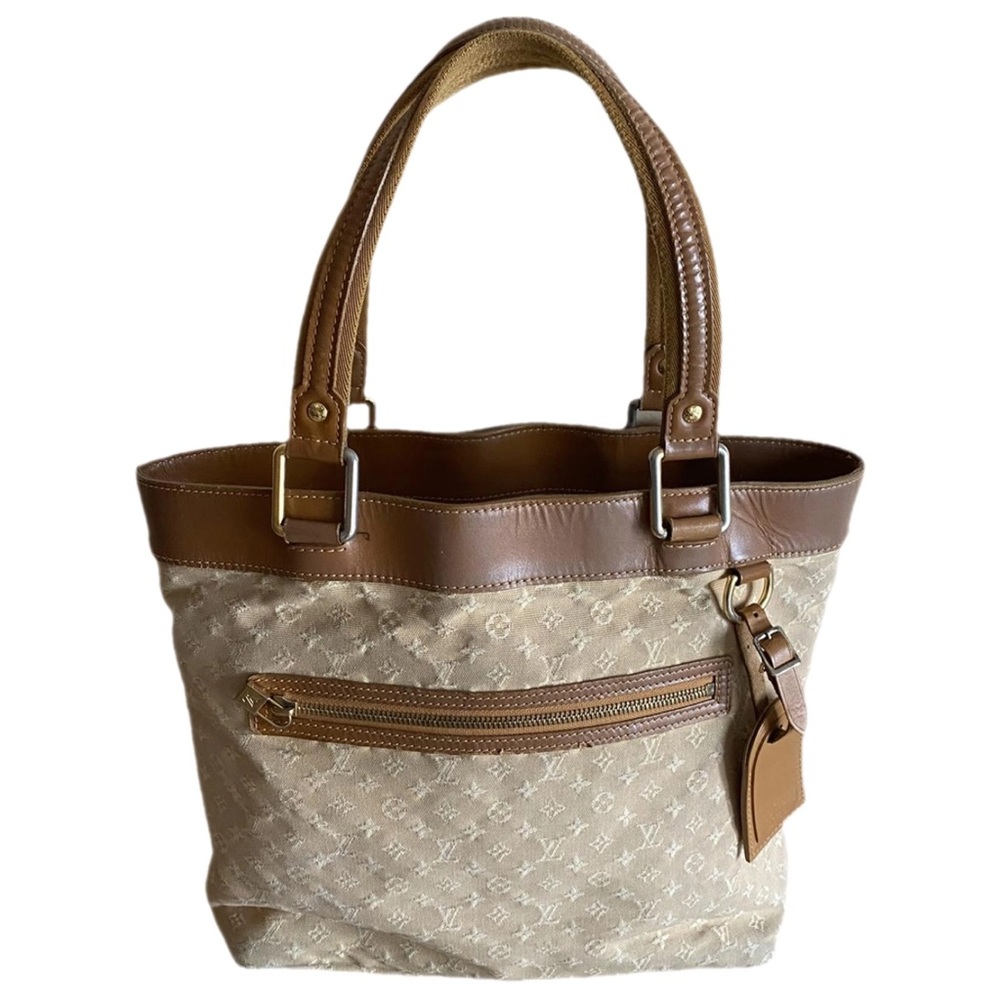 Louis Vuitton Tan and Brown Tote Bag